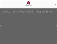 Tablet Screenshot of moultriemontessori.com